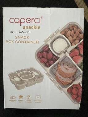 New Caperci Snackle On-The-Go Snack Box Container